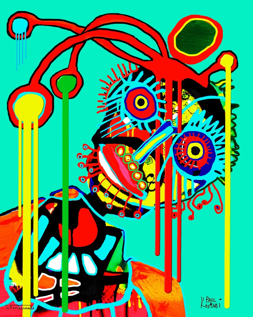 Paul Kostabi (1962) & Giuseppe Fortunato (1956) - KF1925 #1.0