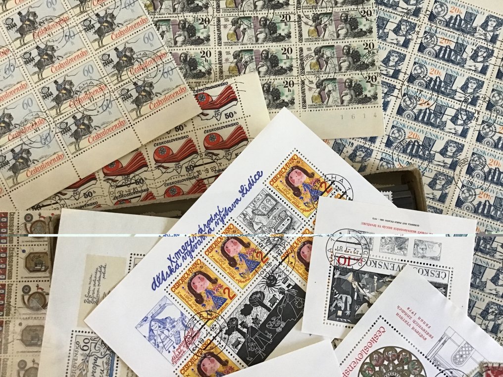 捷克斯洛伐克  - 来自私人财产的数百枚捷克斯洛伐克邮票，来自旧藏品 #3.2