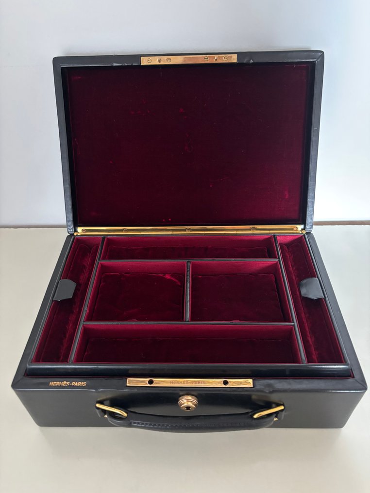 Hermès - Schmuckschatulle - Leder, Samt - Hermès Schmuckkästchen #1.0