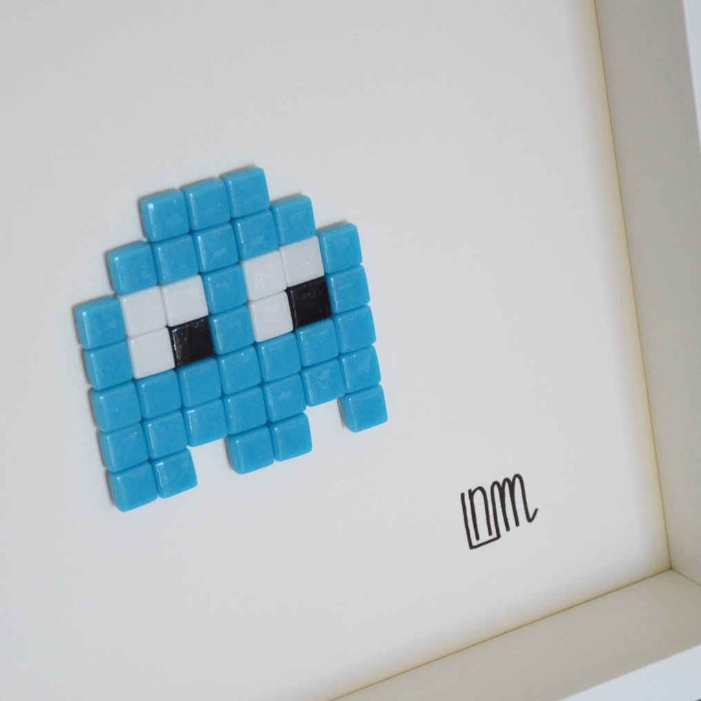 nLm - Pac-Man Blue, Mosaic #2.1