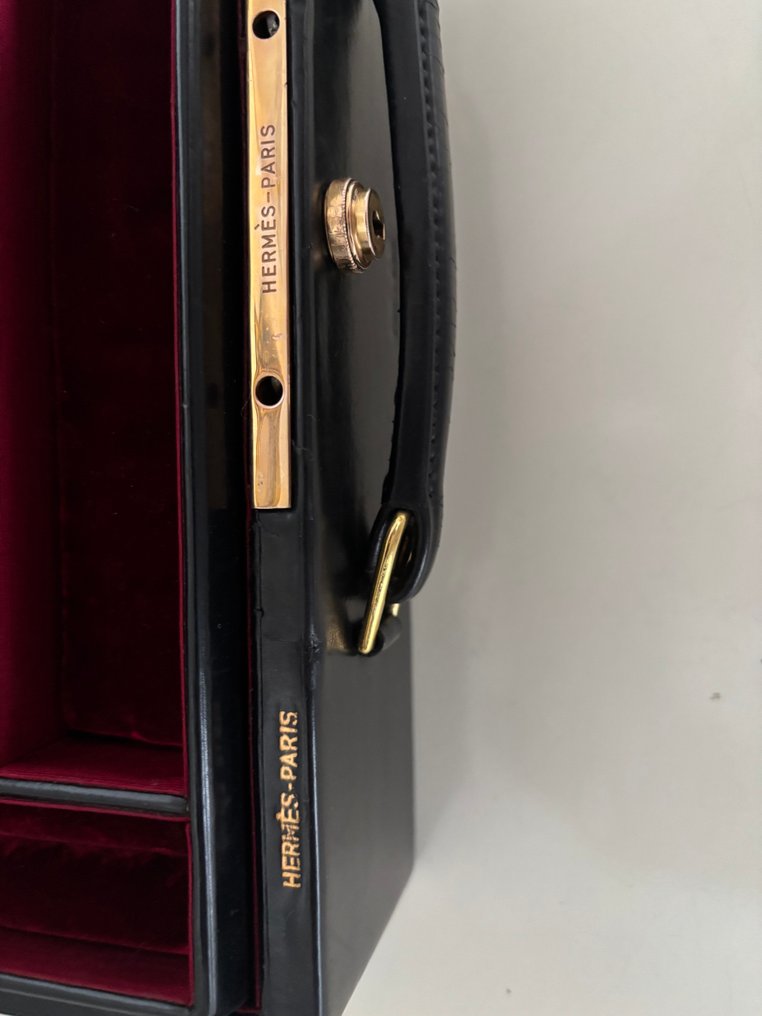 Hermès - Schmuckschatulle - Leder, Samt - Hermès Schmuckkästchen #3.2