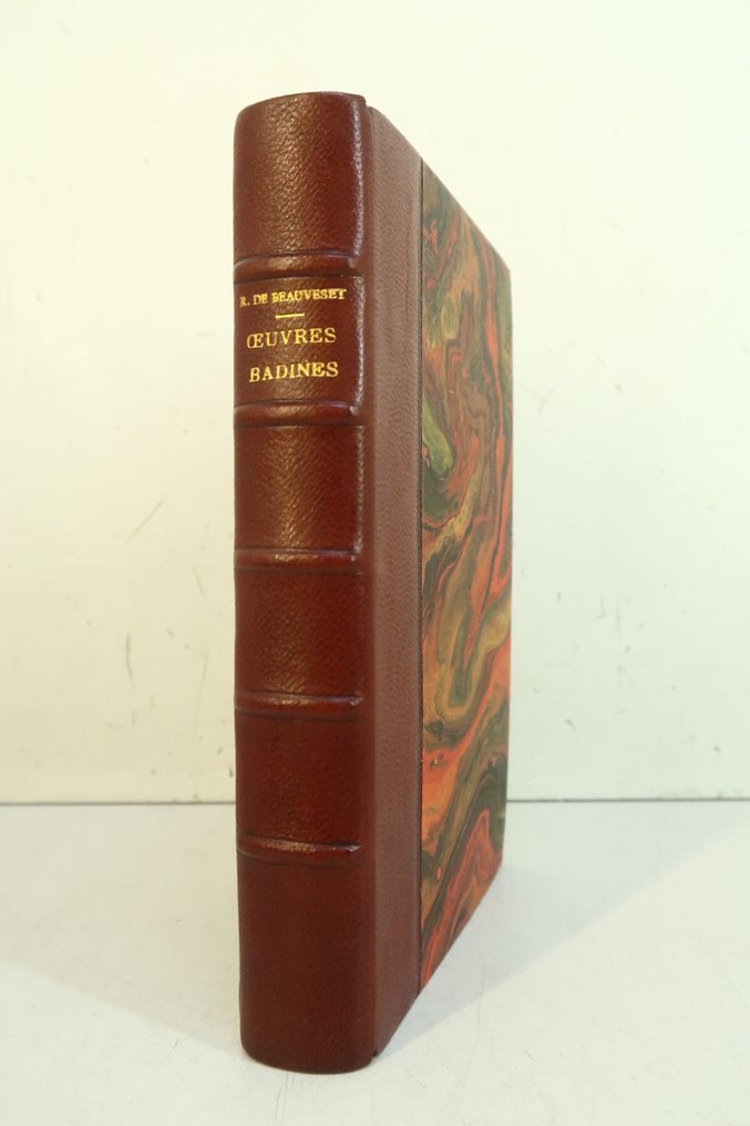 Robbé de Beauveset / Chauvet - Œuvres badines de Robbé de Beauveset [frontispice en 6 états sur Chine] - 1883 #1.0