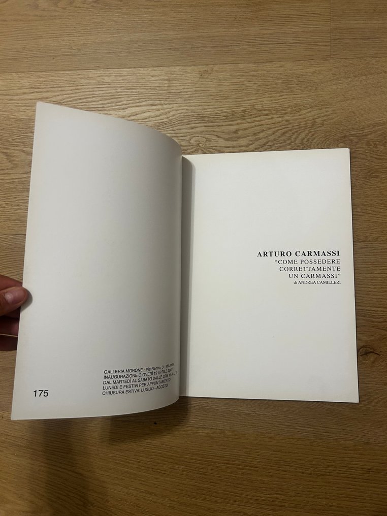 Arturo Carmassi; Andrea Camilleri - Come possedere correttamente un Carmassi - 2007 #1.0