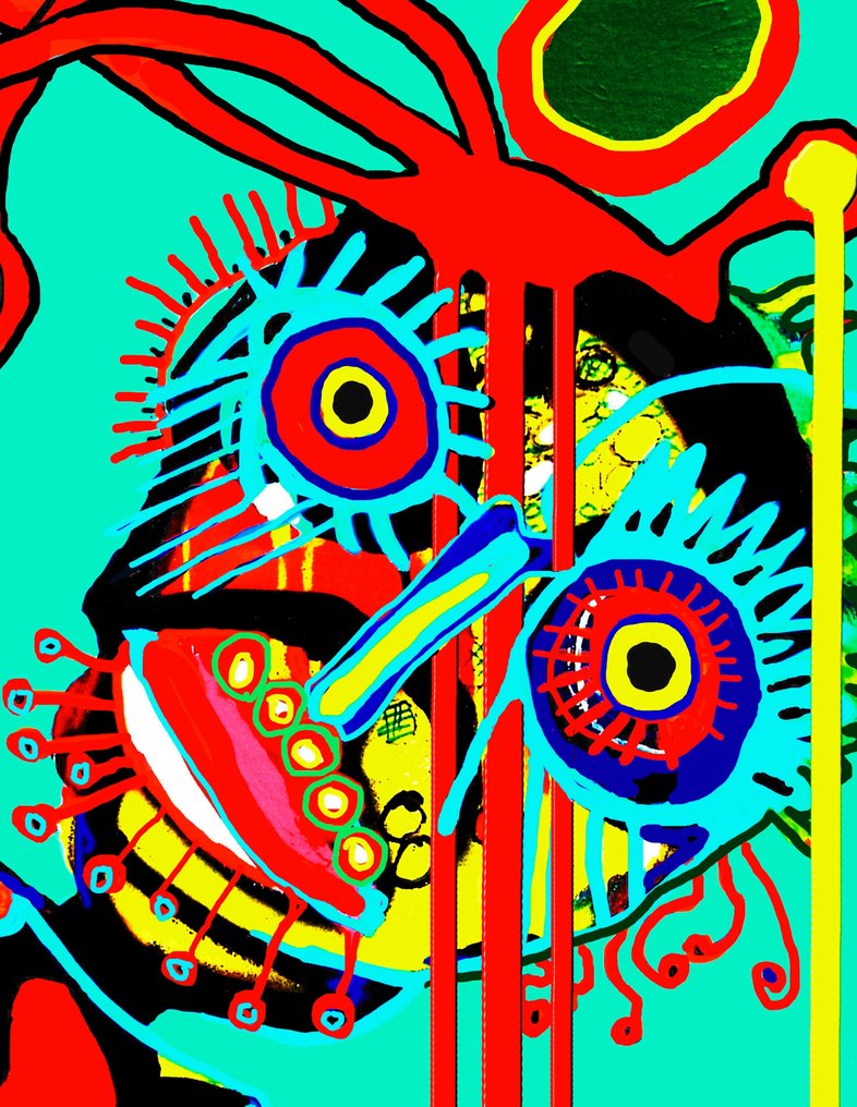 Paul Kostabi (1962) & Giuseppe Fortunato (1956) - KF1925 #4.3