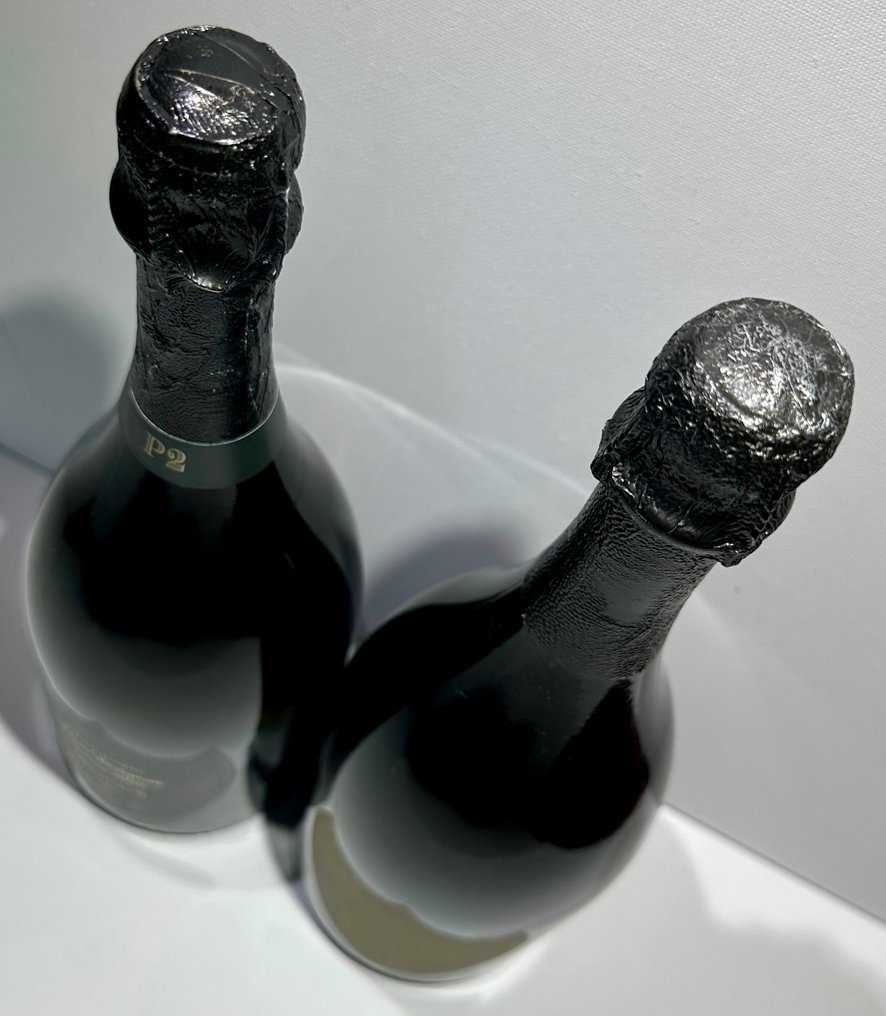 2002 Dom Pérignon, P2 & 2002 Dom Pérignon, Vintage Brut - Champagne Brut - 2 Bottles (0.75L) #1.0