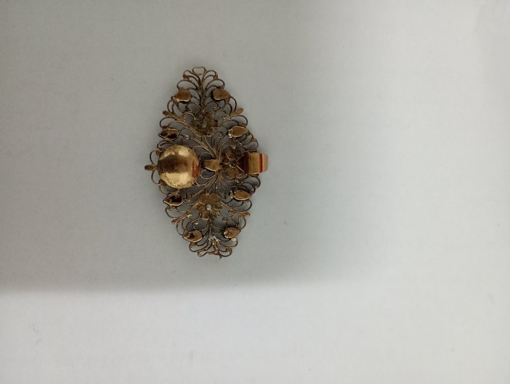 Sans Prix de Réserve - Pendentif - 18 carats Or jaune - Diamant - Pendentif ancien en or #2.1