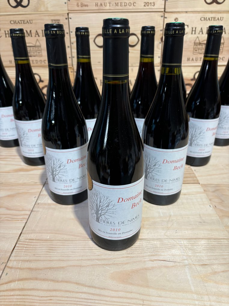 2010 Domaine Bech Costières de Nimes - Ροδανός - 12 Bottles (0.75L) #3.2