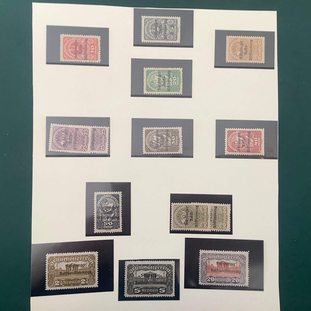 奥地利 1921 - 萨尔茨堡的地点发行 - Michel #1.0