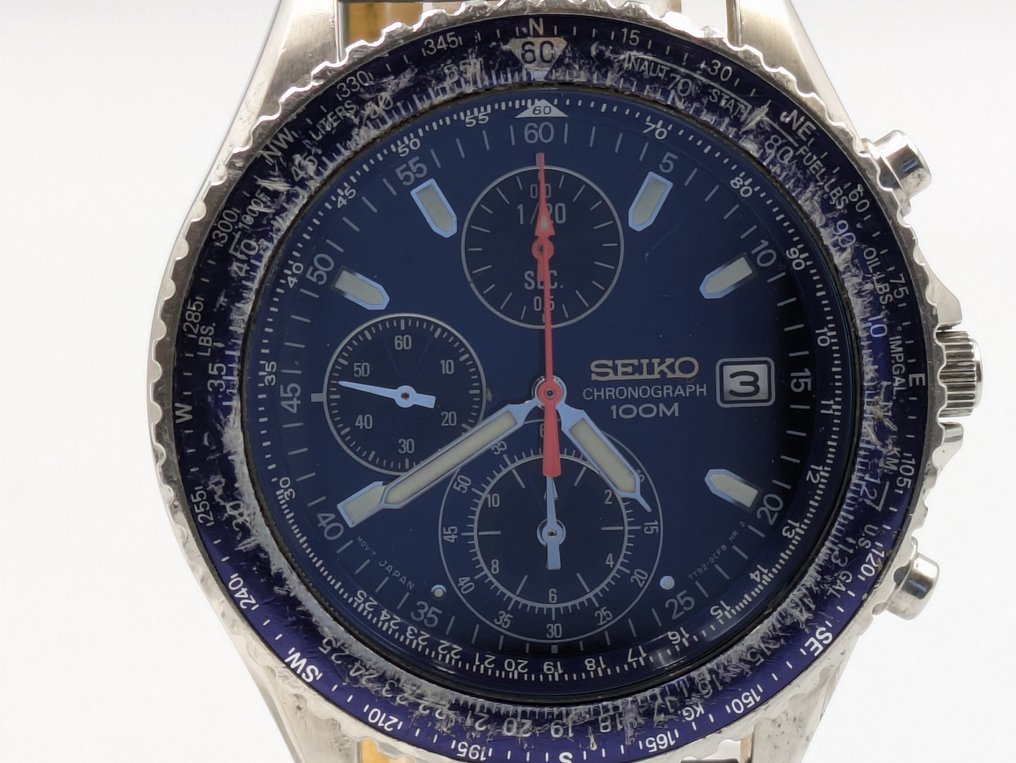 Seiko - chronograph 100m - Nincs minimálár - 7T92-0CF0 - Férfi - 2000-2010  #1.0