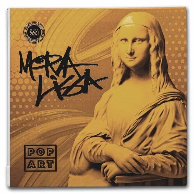 Niue. 5 Dollars 2023 2 oz Mona Lisa Pop Art Silver Proof Coin #4.3