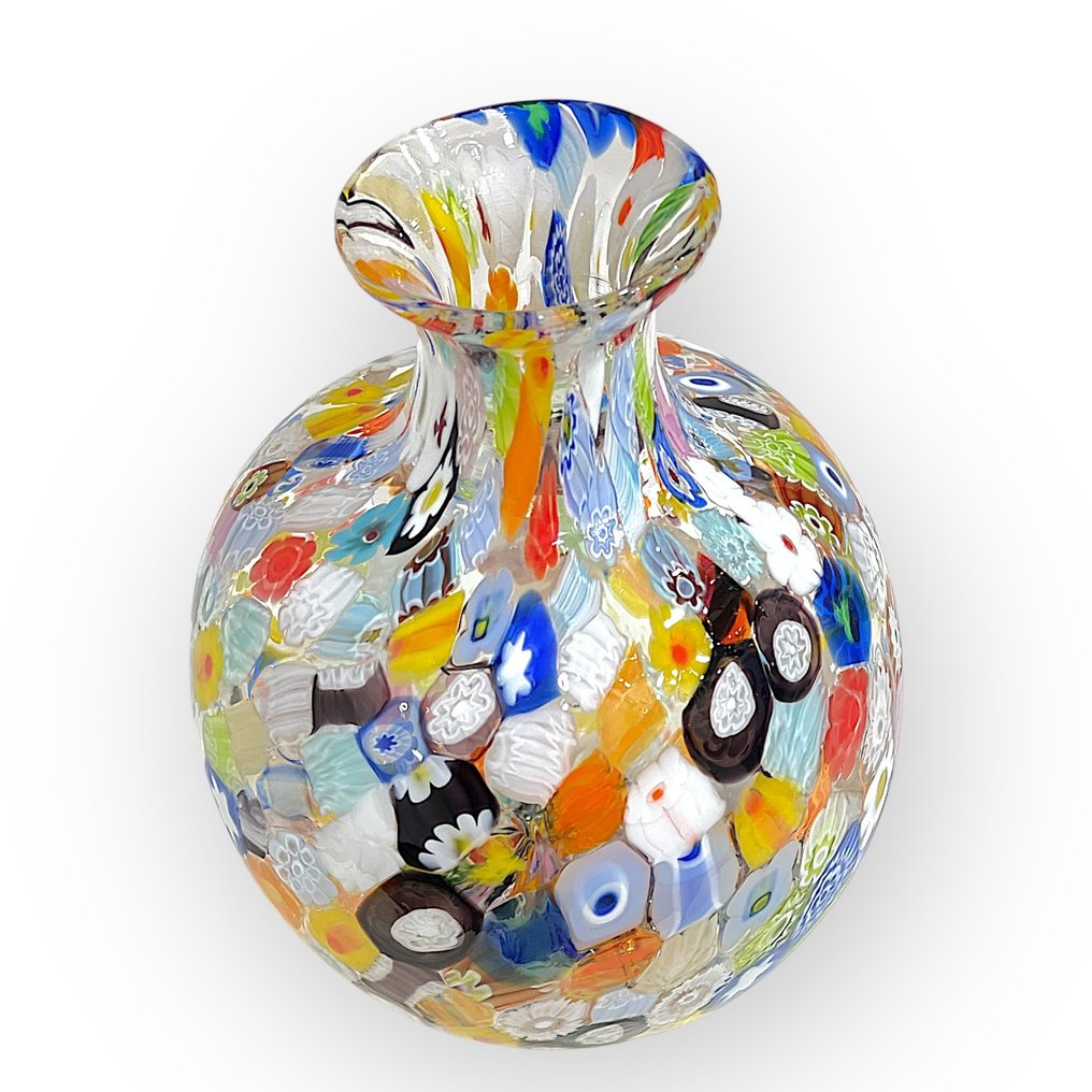 花瓶 - 穆拉诺玻璃 - Murrine Millefiori #2.1