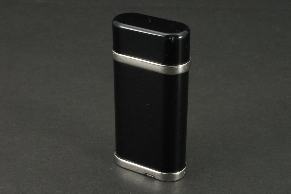 Cartier - Gas Lighter Godron - 没有保留价 - 口袋打火机 - 黑漆和镀银 #3.2