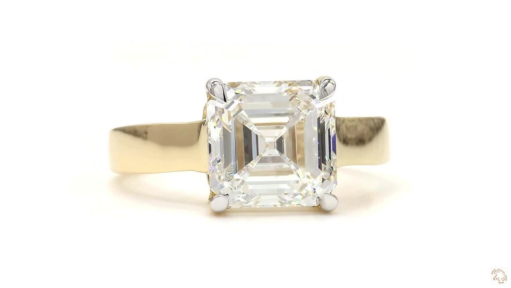 Ring - 18 karaat Geel goud - 3.50ct. tw. Diamant (Lab-grown) #2.1