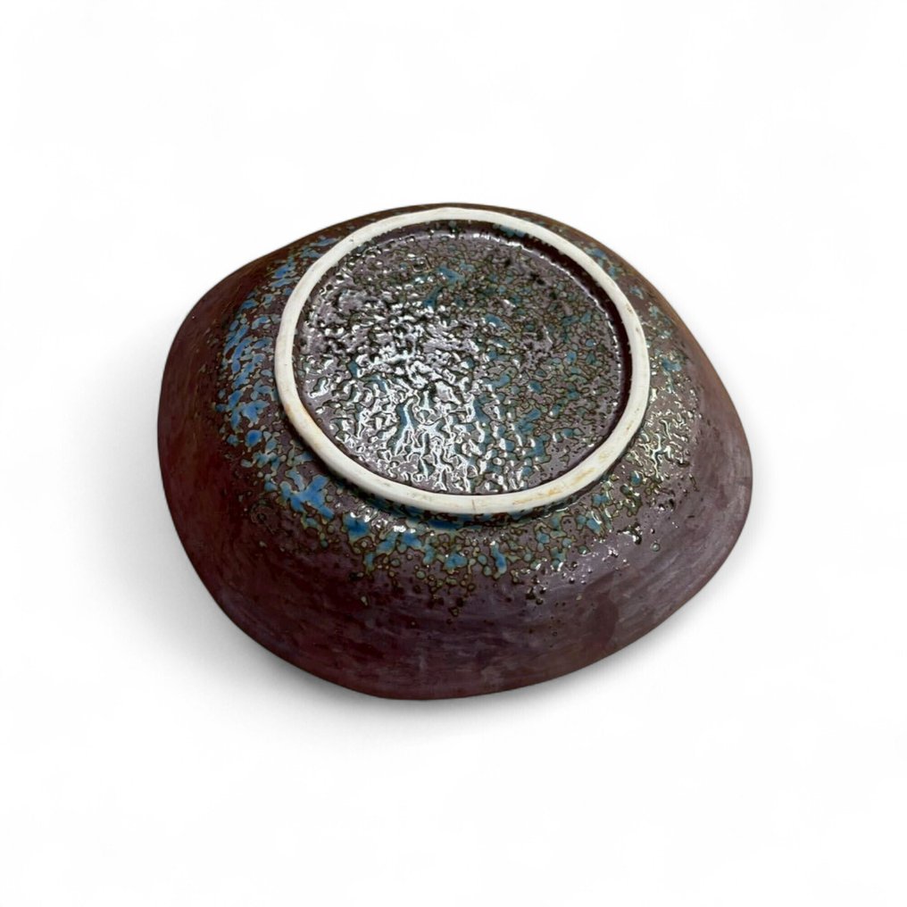 珍稀的有田南蛮拉皮斯釉盘——瓷器中的海洋深渊渐变 - 瓷器 - 日本 - 昭和年代(1926-1989) #2.1