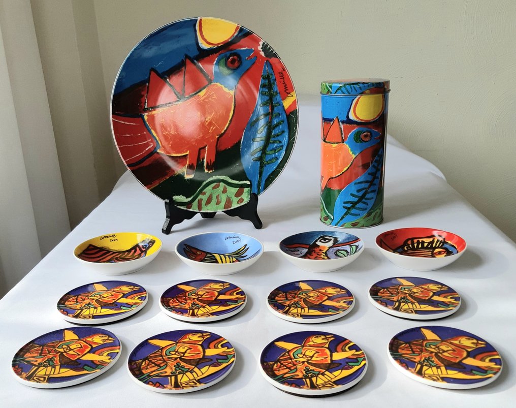 14 Delen - Corneille - 碟 - 有标识的瓷器 - 收藏 #1.0