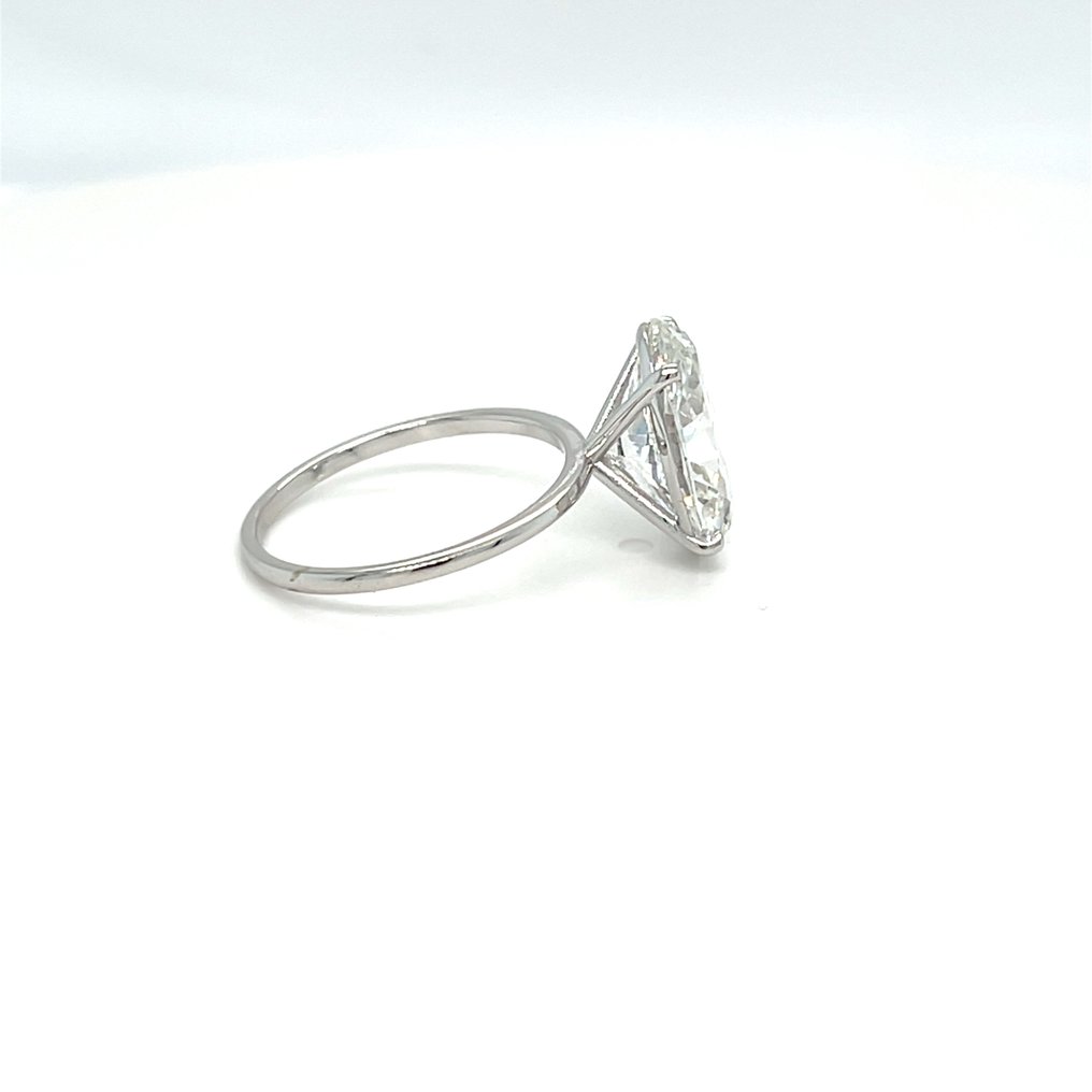 Bague - 14 carats Or blanc -  4.00ct. tw. Diamant (Cultivé en laboratoire) #2.1