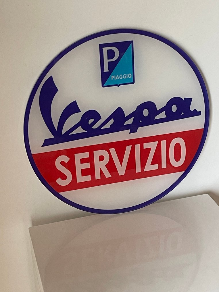 Vespa Service - Advertising sign - Plexiglas #1.0