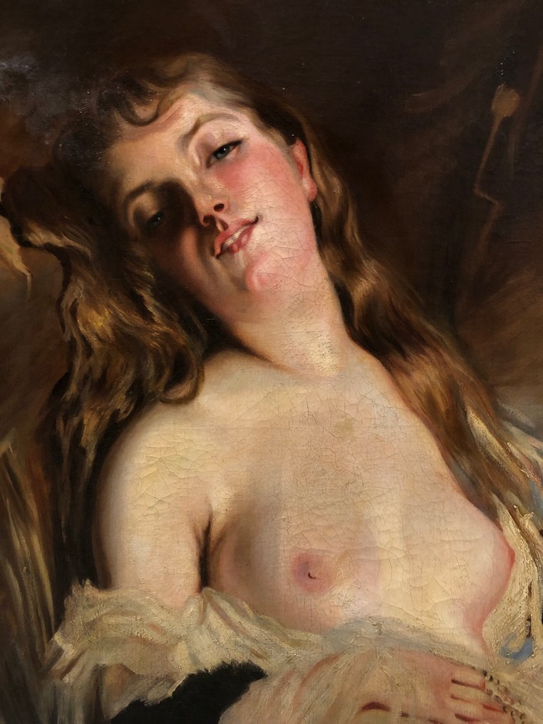 École française (XIX-XX), After Charles Joshua Chaplin - Une ménade #4.3