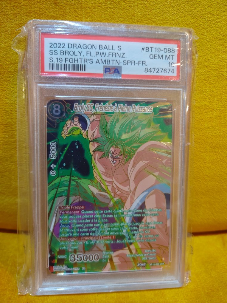 Bandai - 1 Graded card - Dragon Ball - Broly Bt19-088 Alternate art - PSA 10 #1.0