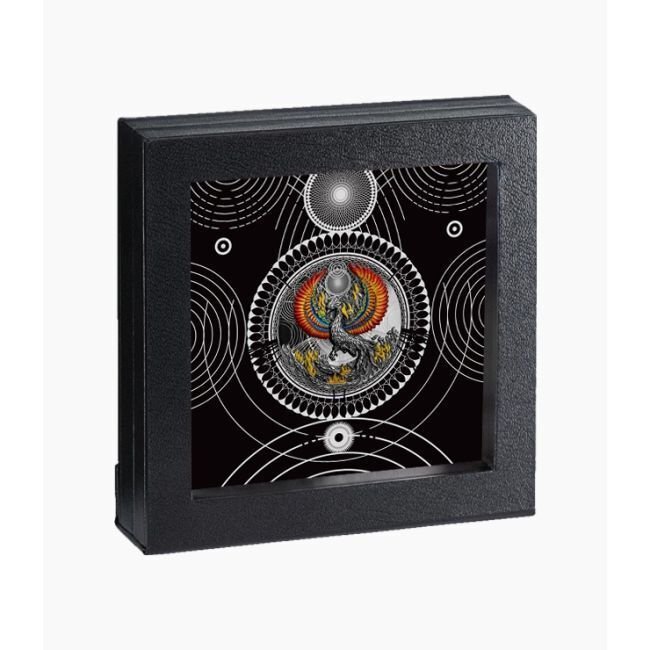 Niue. 5 Dollars 2021 2 oz Phoenix Burning Symbol of Rebirth Coin #3.2