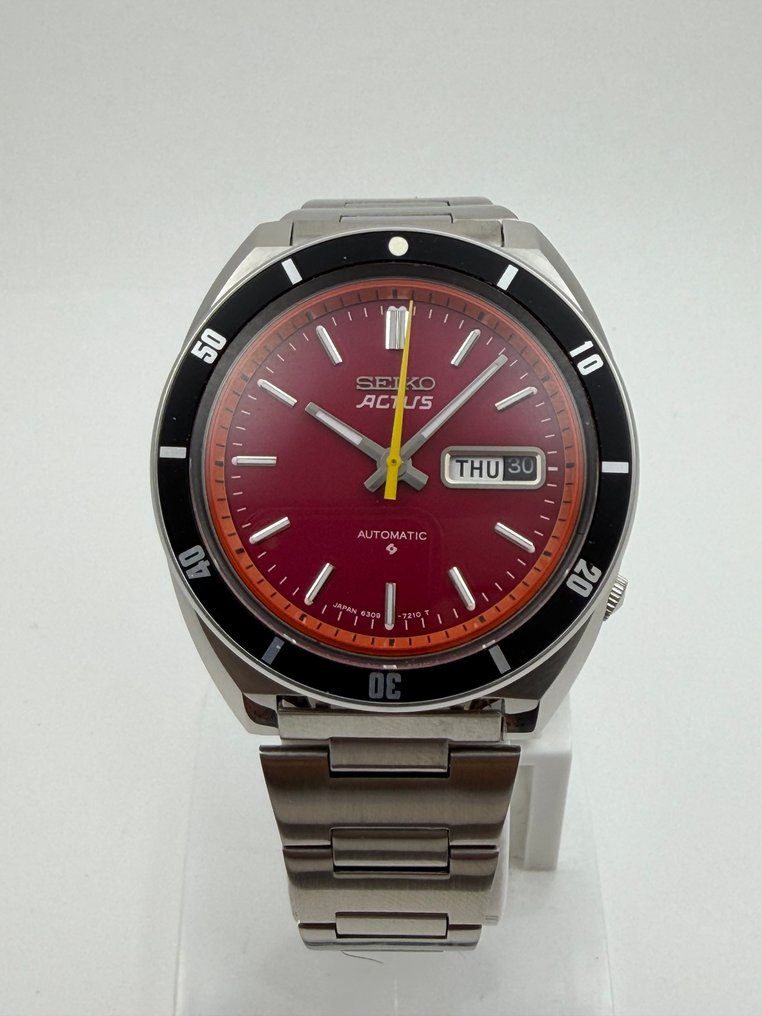 Seiko - Seiko Actus Automatic - Cal. 6309 Japan Made - Red Gradient Dial - Vintage 1970s - No reserve price - Men - 1971 #4.3
