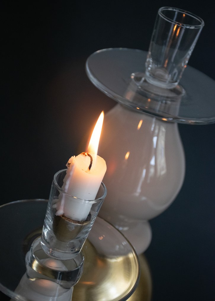 •AtelierIskra - •Maryana Iskra• - Κηροπήγιο (2) - Γυαλί - κανένας Μαζική Παραγωγή #1.0