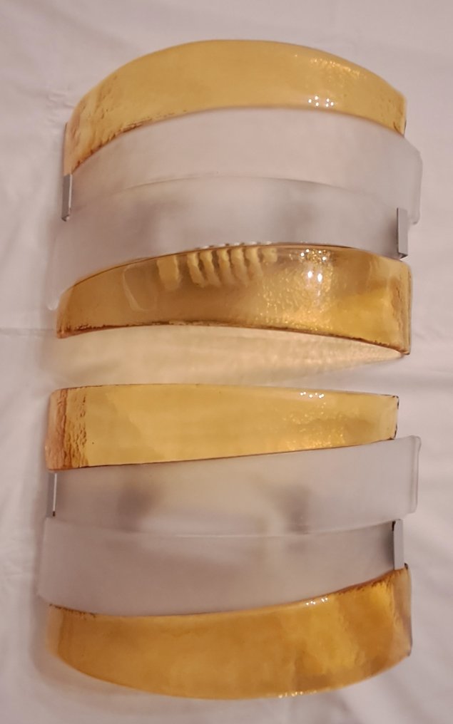 Mazzega - Απλίκα τοίχου (2) - radius - Γυαλί, Μέταλλο #1.0