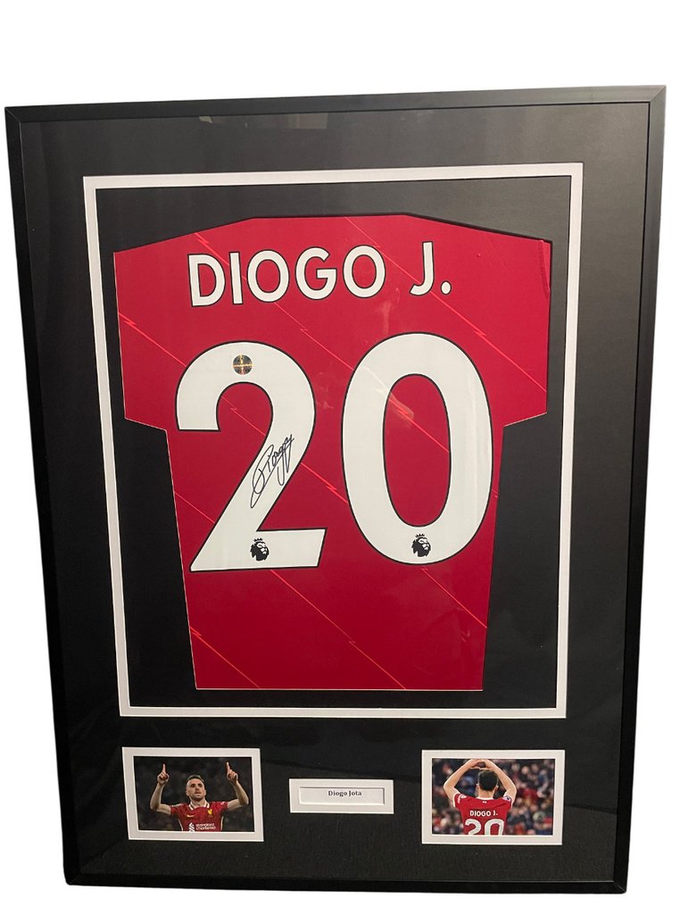 Liverpool - Angol labdarúgó-bajnokság - Diogo Jota - 2021 - Futball mez  #1.0