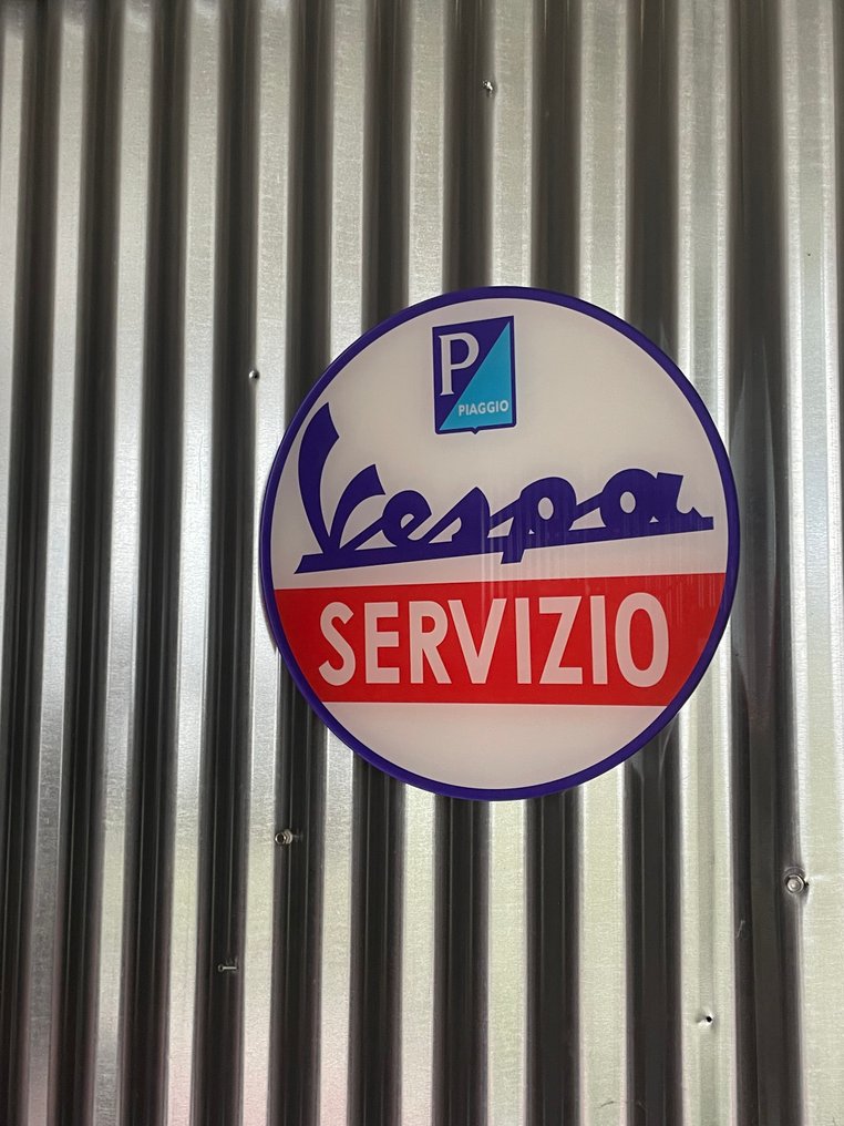 Vespa Service - Advertising sign - Plexiglas #3.2