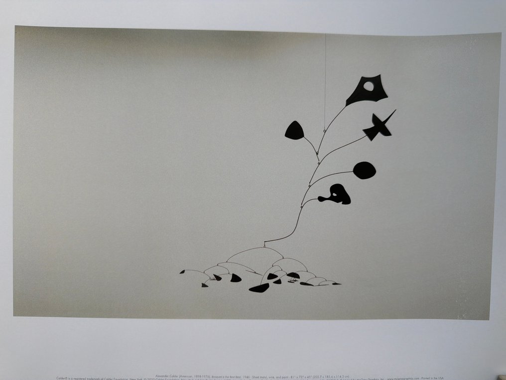 Alexander Calder - after (1898-1976), Bosquet is the Best Best, 1946, copyright 2020 Calder Foundation, New York/ASR, #1.0