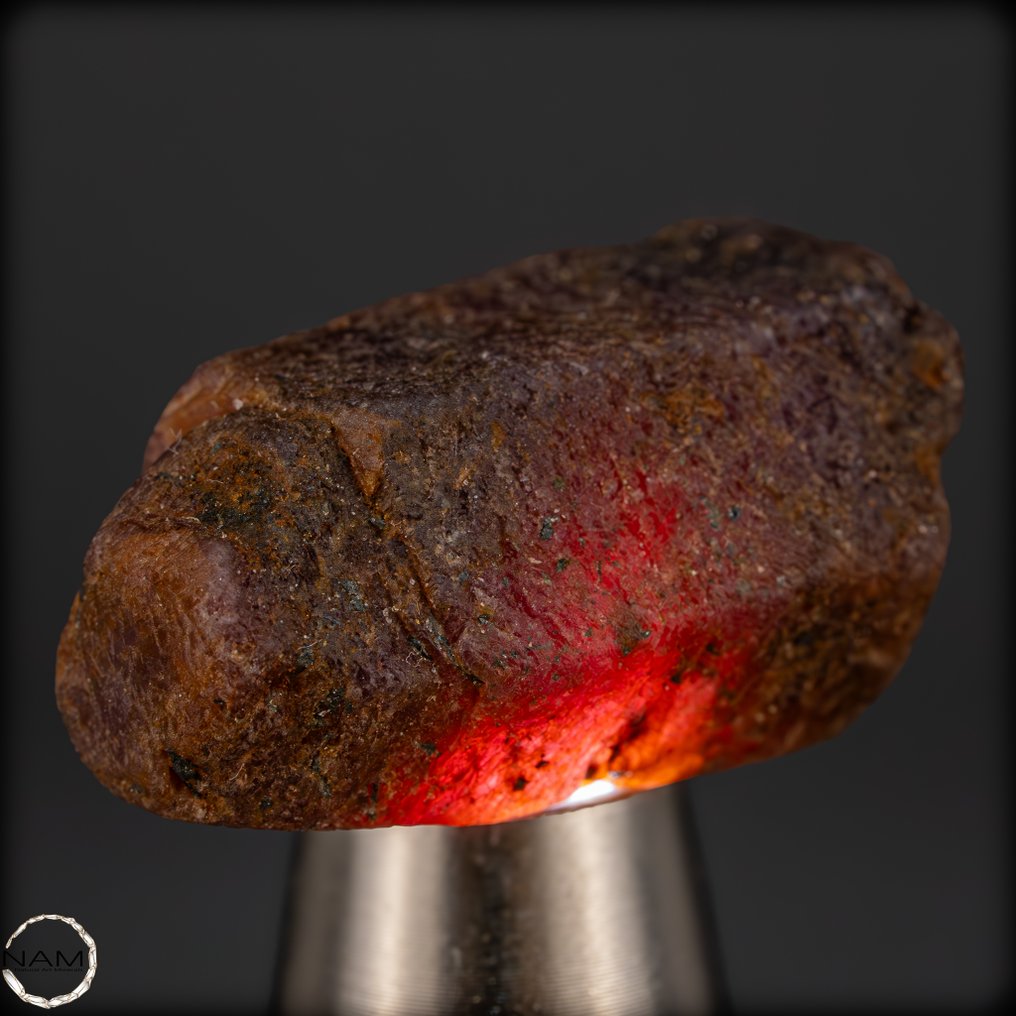 Natural raw red ruby - luminous power of the earth 77.80 ct- 15.56 g #3.2