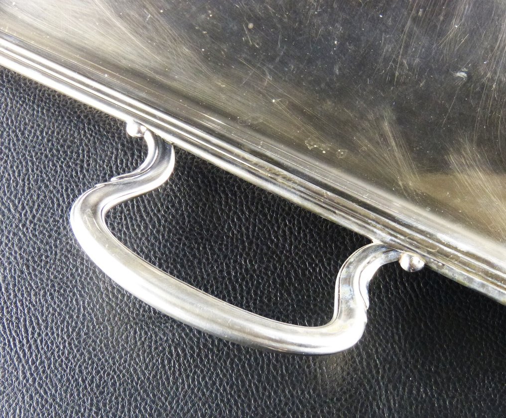 裝飾托盤 - SCHIAVON Angelo/ TREVISO - 普鲁恩托贝特、Servierplatte、矩形 - 義大利 #2.1