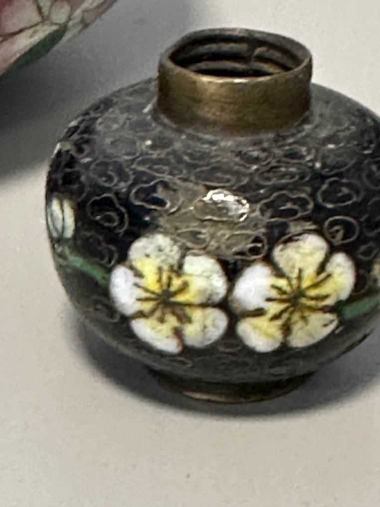 花瓶 - 中国珐琅 - 中国 - 一套珐琅花瓶  (没有保留价) #3.2