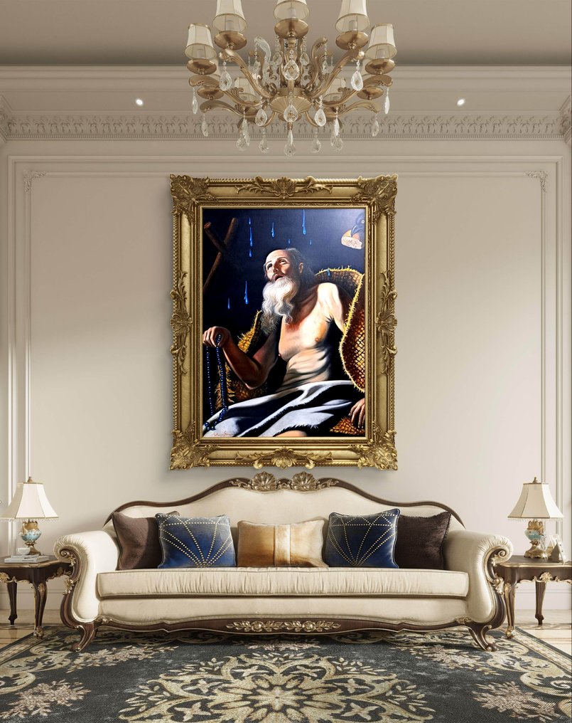 Antonio Sciacca (1957) - San Paolo Eremita Contaminato - XL format #4.3