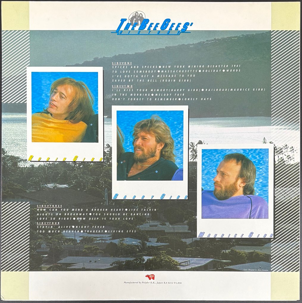 Bee Gees - THE BEE GEES' HISTORY - Άλμπουμ 2xLP (διπλό άλμπουμ) - Ιαπωνική εκτύπωση - 1982 #2.1