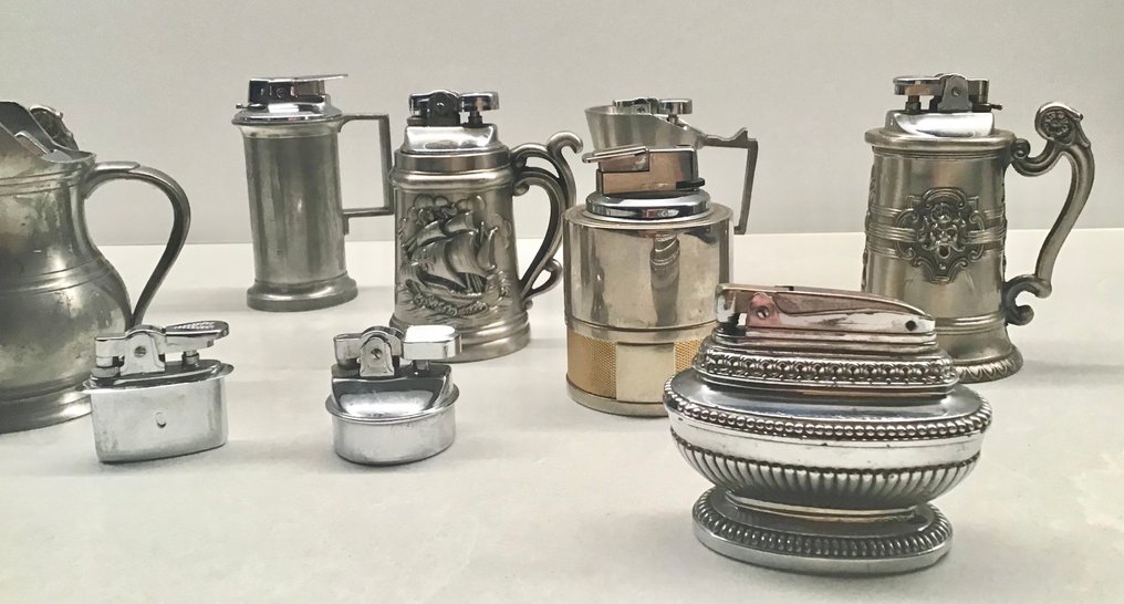 Biccchielli, Colibri, Helena en andere - Επιτραπέζιος αναπτήρας - κασσίτερος, χρωμίου μέταλλο -  (10) #2.1