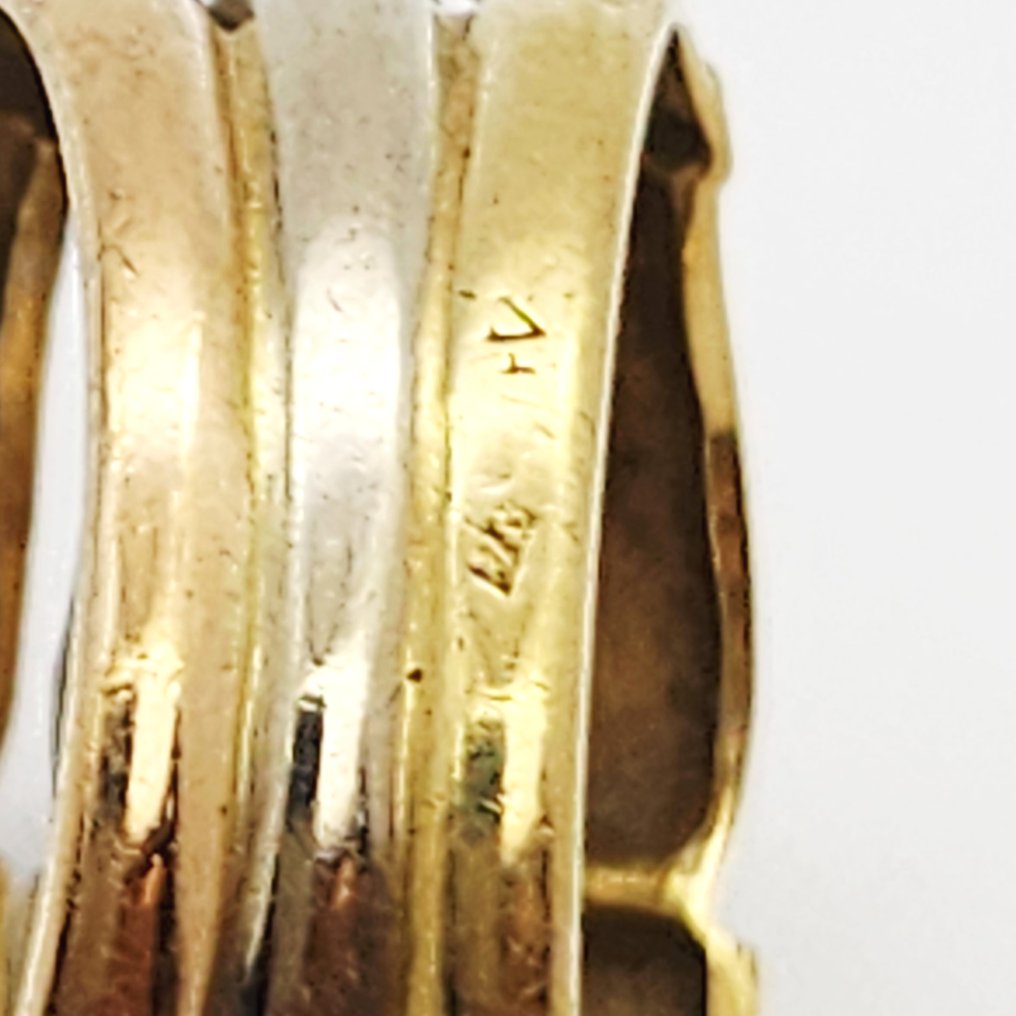 Bague - 18 carats Or jaune, Or blanc, Or rose #3.2