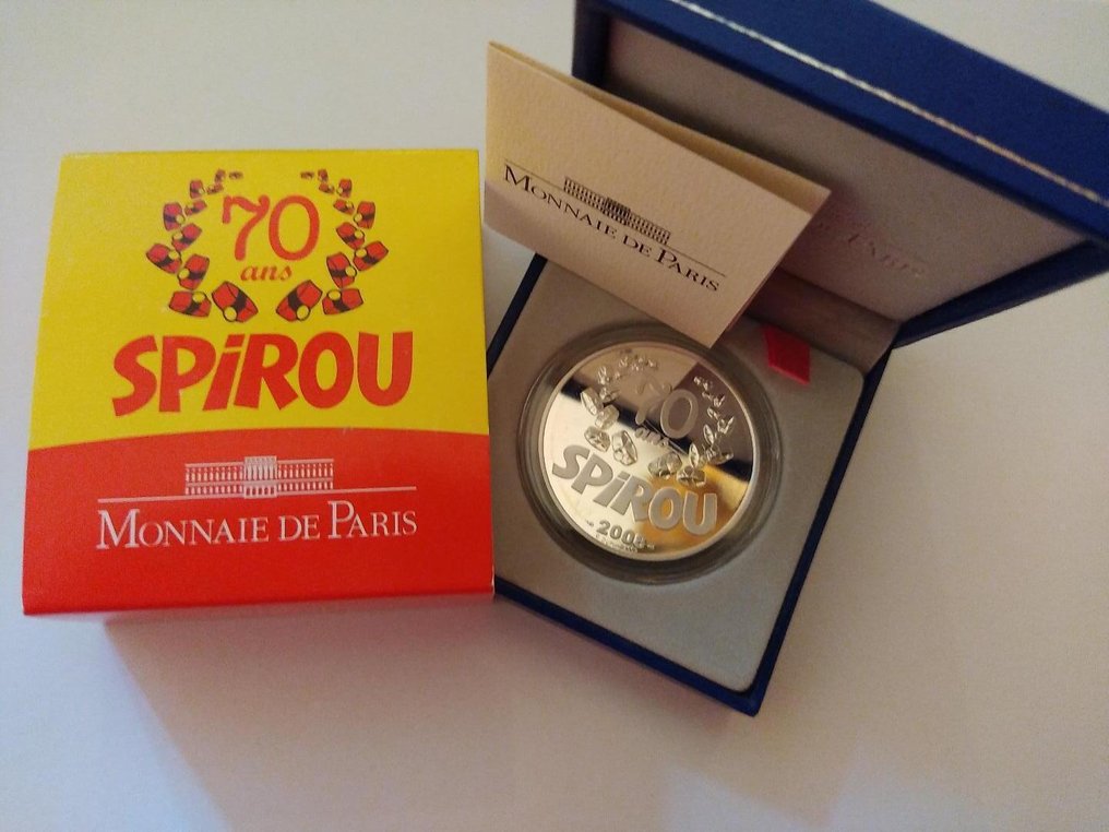 法国. 1 1/2 Euro 2008 "Spirou" Proof  (没有保留价) #1.0