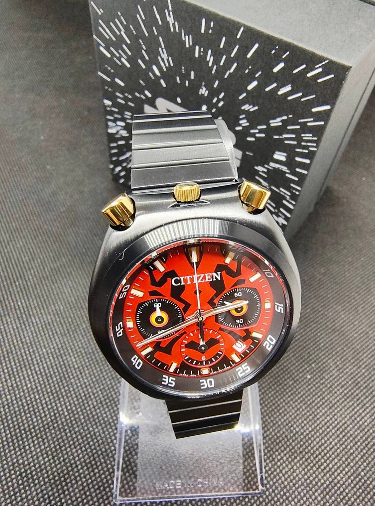 Citizen - Star Wars - χωρίς τιμή ασφαλείας - Citizen Horn Chrono Star Wars DARTH MAUL - Άνδρες - 2022 #3.2