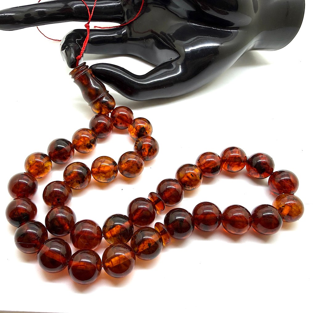 Tesbih misbaha rosario de oración de cuentas en coñac. - Ámbar - Baltic amber - succinite #1.0