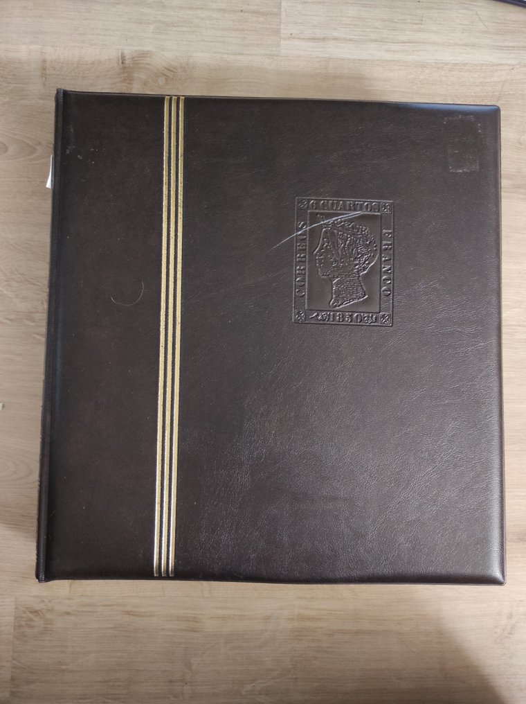 Ισπανία 1965/1977 - Άλμπουμ με πλήρη συλλογή γραμματοσήμων Ισπανίας ετών 1965/1977 σε καινούργιο, χωρίς σταθερό - edifil #1.0