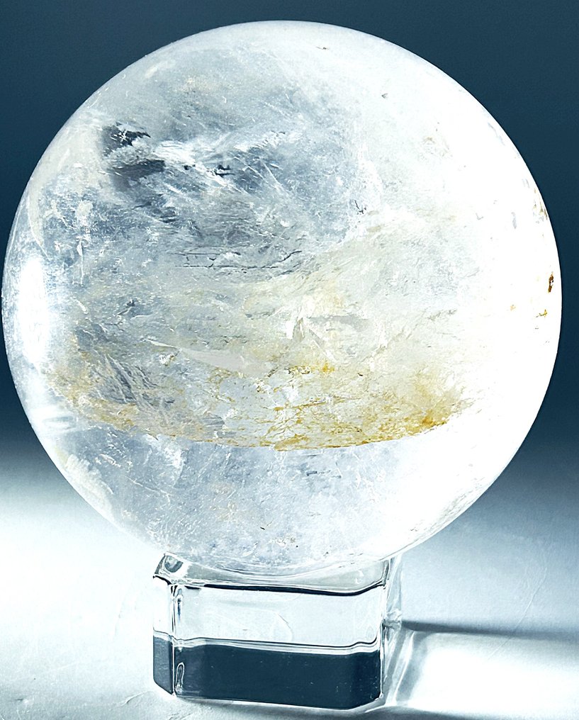 透明石英球 – 巴西岩石水晶 Ø 83mm - 透明- 780 g - (1) #2.1