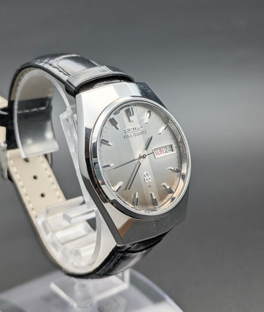 Seiko - King Quartz “Day-Date” – Cal.5856 - Nincs minimálár - 5856-8060 - Férfi - 1978 #3.2