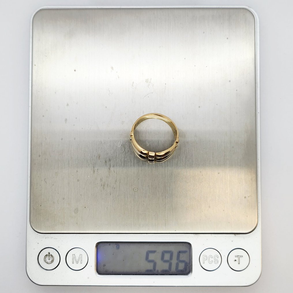 Bague - 18 carats Or jaune, Or blanc, Or rose #4.3