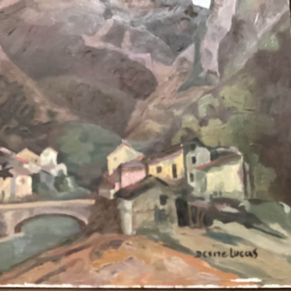 Louis Marie Désiré Lucas (1869-1949) - Village dans la vallée #4.3