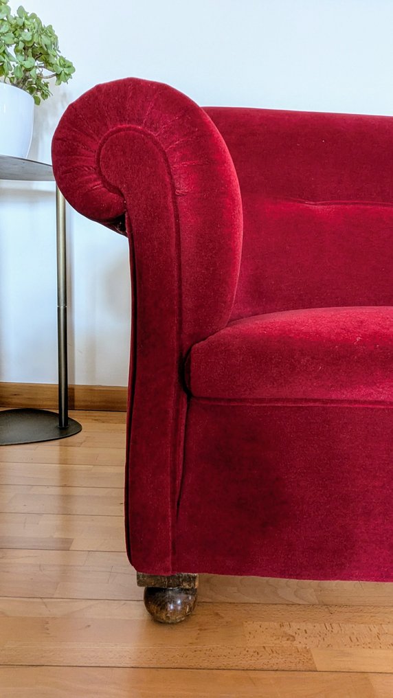 沙发 - 木, 丝绒 - 完全修复 #1.0