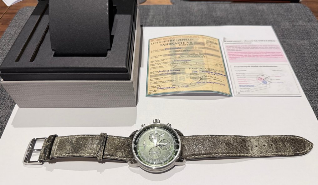 Zeppelin - Chronograph Date - 100 Jahre - Zonder minimumprijs - Z86804 - Heren - 2020+  #4.3