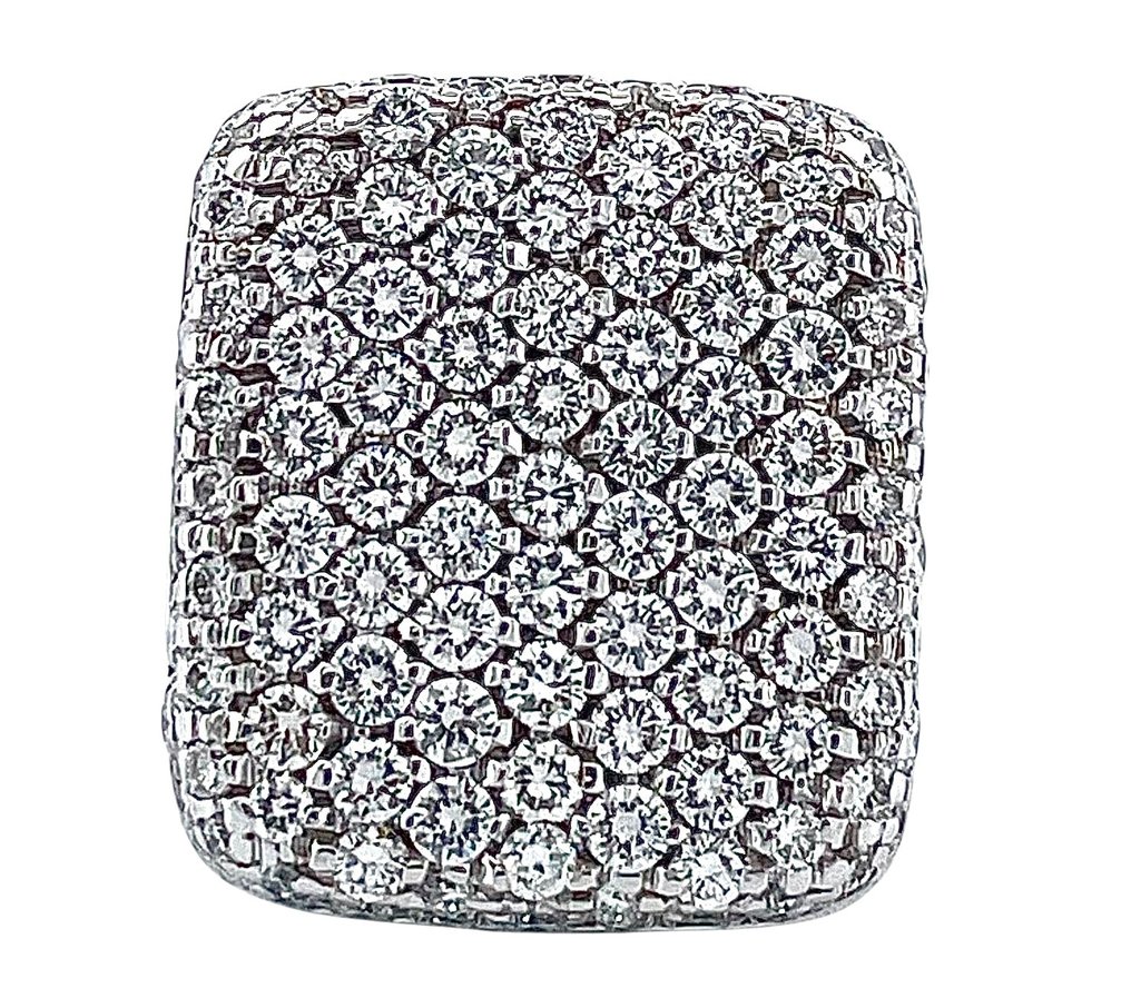 Sormus - 18 kt. Valkokulta Timantti (Luonnollinen)  #1.0