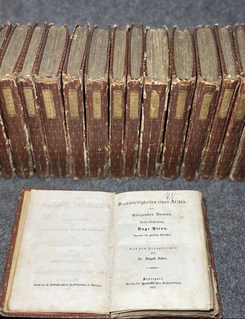 Alexandre Dumas / Dr. Zoller - Werke in 17 volumes - 1846-1856 #1.0