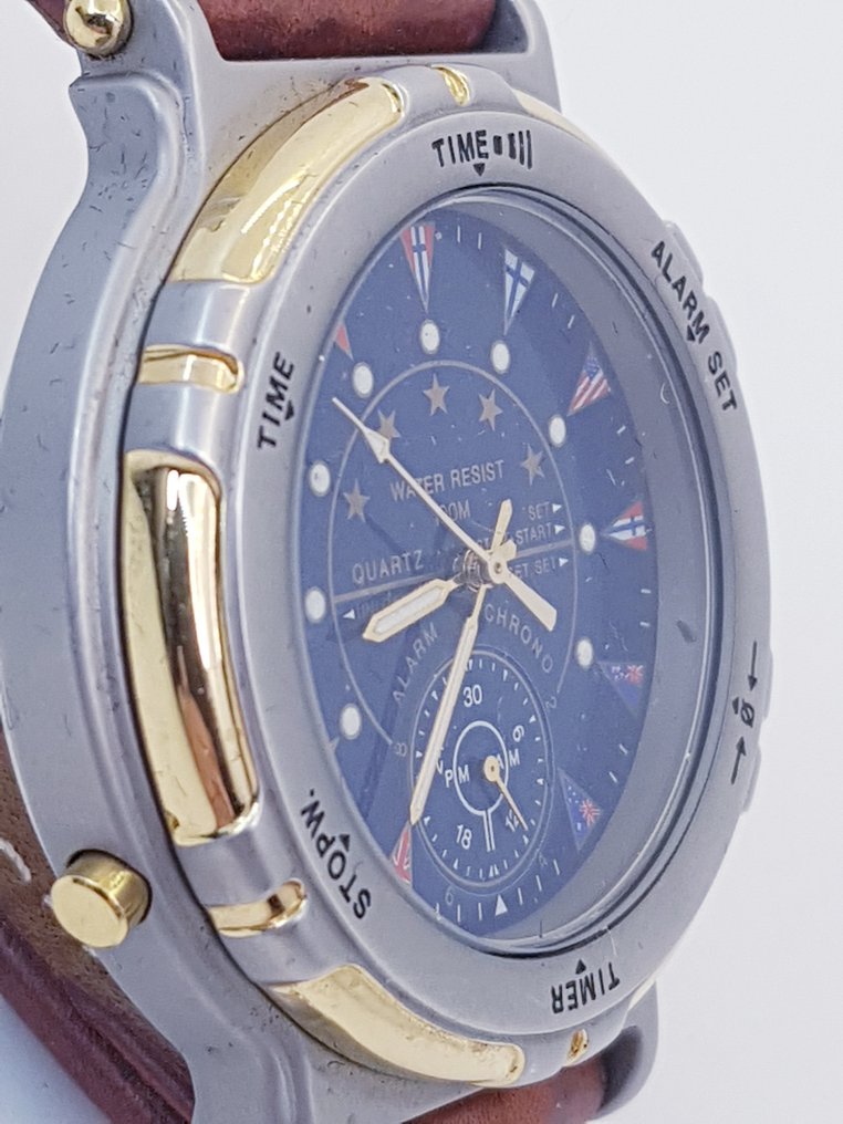 Franklin Mint ''Nautical watch" with COA, presantation box, outer box, original manual and letter - Unisex - 1988 #4.3